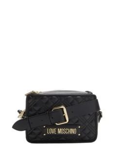 LOVE MOSCHINO QUILTED Mini Bag A Tracolla -Borse Sconto love moschino quilted mini bag a tracolla nero 8059022745606 2