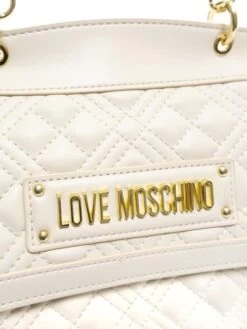 LOVE MOSCHINO QUILTED Zainetto A Spalla -Borse Sconto love moschino quilted zainetto a spalla ecru 8059965936574 3