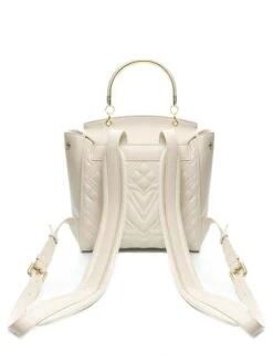 LOVE MOSCHINO QUILTED Zainetto A Spalla -Borse Sconto love moschino quilted zainetto a spalla ecru 8059965936574 4