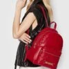 LOVE MOSCHINO QUILTED Zaino Tondo Con Tasca 1 LOVE MOSCHINO QUILTED Zaino Tondo Con Tasca -Borse Sconto love moschino quilted zaino tondo con tasca rosso 8054400223868