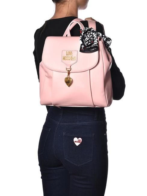 LOVE MOSCHINO SOFT&CHARM Zaino Con Foulard 6 LOVE MOSCHINO SOFT&CHARM Zaino Con Foulard - immagine 4