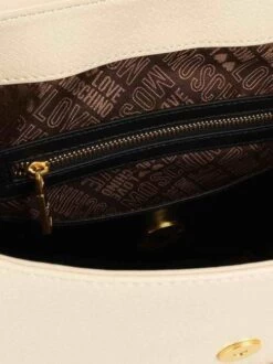 LOVE MOSCHINO Zaino Con Flap E Foulard -Borse Sconto love moschino zaino con flap e foulard avorio 8051042320474 3