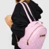 LOVE MOSCHINO Zaino Tondo Trapuntato -Borse Sconto love moschino zaino tondo trapuntato malva 8051042319072