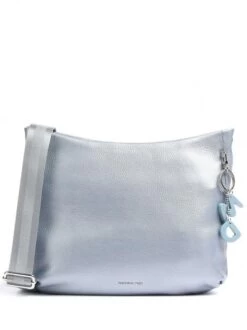 MANDARINA DUCK MELLOW LUX Borsa A Tracolla In Pelle Martellata -Borse Sconto mandarina duck mellow lux borsa a tracolla in pelle martellata titanio 8032803751058 3