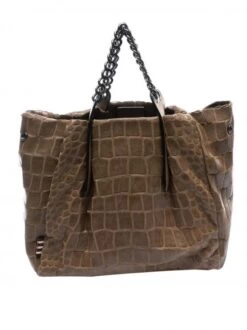 MANILA GRACE JASMIN S Borsa A Mano Stampa Cocco -Borse Sconto manila grace jasmin s borsa a mano stampa cocco tortora 8052670068134 2