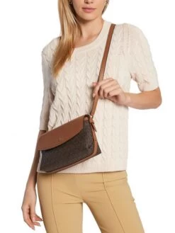 MICHEAL KORS BROOKLYN Borsa A Tracolla -Borse Sconto micheal kors brooklyn borsa a tracolla brn acorn 194900939512 3