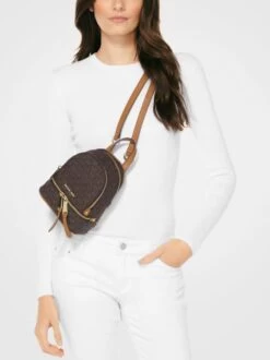 MICHEAL KORS RHEA Zainetto / Mini Bag A Tracolla 16 MICHEAL KORS RHEA Zainetto / Mini Bag A Tracolla -Borse Sconto micheal kors rhea zainetto mini bag a tracolla cuoio 190864487649 6