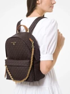 MICHEAL KORS SLATER Zaino In Pelle 11 MICHEAL KORS SLATER Zaino In Pelle -Borse Sconto micheal kors slater zaino in pelle brn acorn 194900008157 2