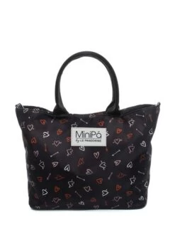 MINIPA' PRINT ALL OVER Borsa Shopping A Mano -Borse Sconto minipa print all over borsa shopping a mano little heart 8055714061658 1