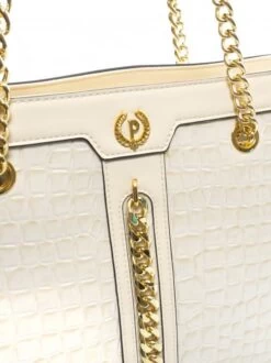 POLLINI COCCO LUX Borsa A Mano Manici Catena