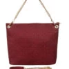 POLLINI Embossed Heritage Borsa A Spalla, Con Tracolla E Portachiavi -Borse Sconto pollini embossed heritage borsa a spalla con tracolla e portachiavi bordeaux 8054653920767