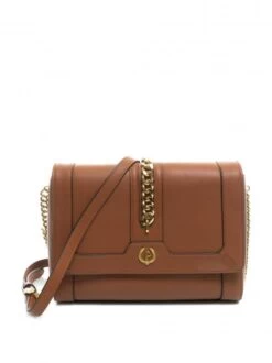 POLLINI GRAINED Borsa A Tracolla -Borse Sconto pollini grained borsa a tracolla cuoio 8059022237132 2