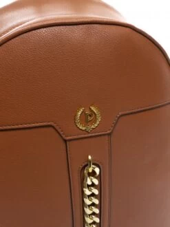 POLLINI GRAINED Zaino Con Catena -Borse Sconto pollini grained zaino con catena cuoio 8059022237231 3