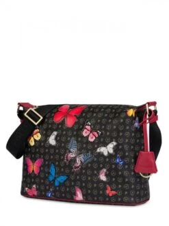POLLINI HERITAGE BUTTERFLY Borsa A Tracolla 11 POLLINI HERITAGE BUTTERFLY Borsa A Tracolla -Borse Sconto pollini heritage butterfly borsa a tracolla nero 8054400116979 4