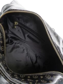 POLLINI HERITAGE COATED CANVAS Borsa A Tracolla -Borse Sconto pollini heritage coated canvas borsa a tracolla nero 8051042054911 3