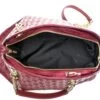 POLLINI Heritage Embossed Borsa A Mano, Con Tracolla -Borse Sconto pollini heritage embossed borsa a mano con tracolla bordeaux 8054653920750