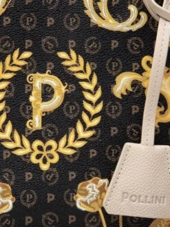 POLLINI HERITAGE QUEEN FOR A DAY Borsa A Mano -Borse Sconto pollini heritage queen for a day borsa a mano nero 8051042295970 5