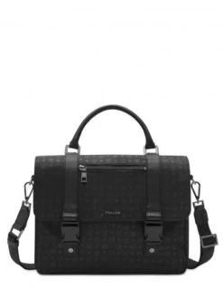 POLLINI HERITAGE SOFT Borsa A Cartelletta Con Tracolla -Borse Sconto pollini heritage soft borsa a cartelletta con tracolla nero nero 8059610382800 2