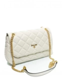 POLLINI SOFT PLAIN Borsa A Spalla, A Tracolla -Borse Sconto pollini soft plain borsa a spalla a tracolla avorio 8059022237316 2