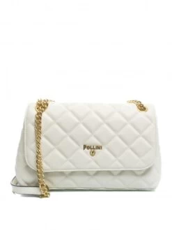 POLLINI SOFT PLAIN Borsa A Spalla, A Tracolla -Borse Sconto pollini soft plain borsa a spalla a tracolla avorio 8059022237316 4