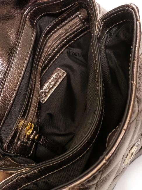 POLLINI WALTZER NIGHT LAMINATED Borsa A Spalla Matelassé 5 POLLINI WALTZER NIGHT LAMINATED Borsa A Spalla Matelassé - immagine 3