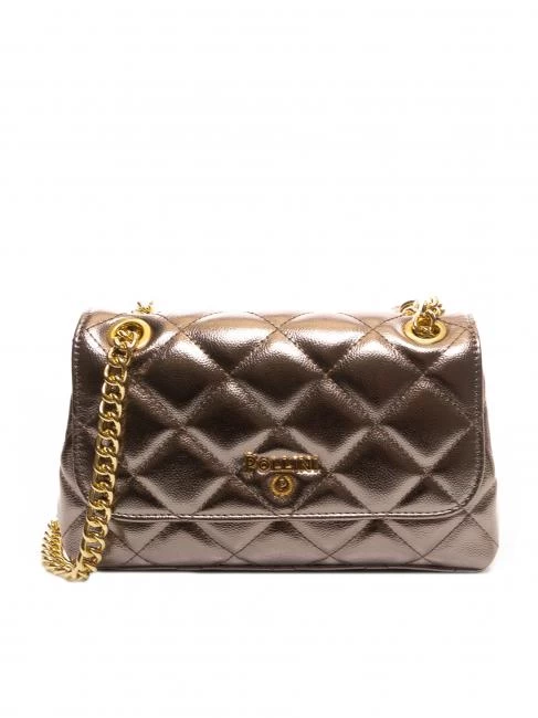 POLLINI WALTZER NIGHT LAMINATED Borsa A Spalla Matelassé 6 POLLINI WALTZER NIGHT LAMINATED Borsa A Spalla Matelassé - immagine 4