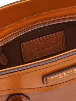 THE BRIDGE ANGELA Borsa A Mano In Pelle Con Tracolla 13 THE BRIDGE ANGELA Borsa A Mano In Pelle Con Tracolla -Borse Sconto the bridge angela borsa a mano in pelle con tracolla cognac oro 8033748512124 5