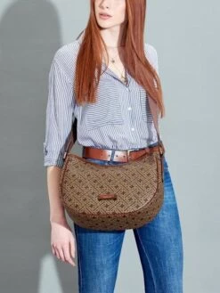 THE BRIDGE ANNA Sacca A Tracolla -Borse Sconto the bridge anna sacca a tracolla her oro 8033748496097 2