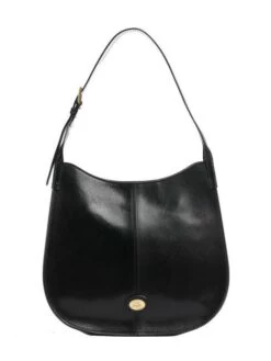 THE BRIDGE CLAUDIA Borsa A Spalla, In Pelle -Borse Sconto the bridge claudia borsa a spalla in pelle nero oro 8033748528408 2