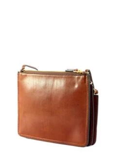 THE BRIDGE RUSTICI Borsa In Pelle 3 Zip -Borse Sconto the bridge rustici borsa in pelle 3 zip marrone 8033748525490 3