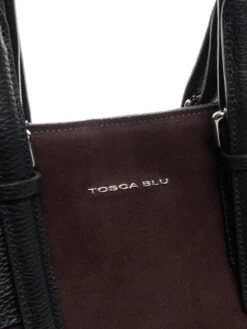 TOSCA BLU BRUGES Tote Bag Grande In Suede -Borse Sconto tosca blu bruges tote bag grande in suede bordeaux 8050035401701 4