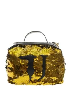 TRUSSARDI T-WOW Borsa A Mano, Con Tracolla -Borse Sconto trussardi t wow borsa a mano con tracolla gold black 8057735756247 1