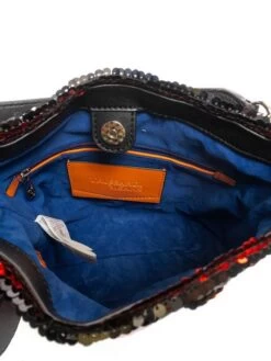 TRUSSARDI T-WOW Night Borsa A Secchiello, Con Paillettes -Borse Sconto trussardi t wow night borsa a secchiello con paillettes black red 8057735756155 4