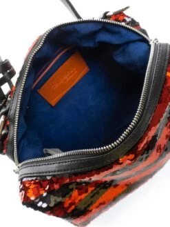 TRUSSARDI T-WOW NIGHT STRIPES Borsa A Mano Paillettes