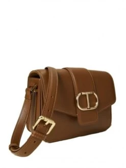 TWINSET AMIE Borsa A Tracolla In Pelle -Borse Sconto twinset amie borsa a tracolla in pelle argan oil 8052860393589 3