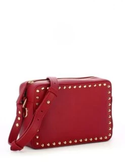 TWINSET Borsa A Tracolla Con Borchie -Borse Sconto twinset borsa a tracolla con borchie ciliegia 8052860085729 2