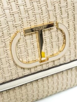 TWINSET INTRECCIO Borsa A Spalla In Paglia -Borse Sconto twinset intreccio borsa a spalla in paglia avorio 8052860583515 4