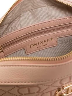 TWINSET LOGO ALL OVER Borsa Camera A Tracolla 9 TWINSET LOGO ALL OVER Borsa Camera A Tracolla -Borse Sconto twinset logo all over borsa camera a tracolla pink mousse 8052860545414 2