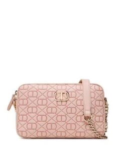 TWINSET LOGO ALL OVER Borsa Camera A Tracolla 10 TWINSET LOGO ALL OVER Borsa Camera A Tracolla -Borse Sconto twinset logo all over borsa camera a tracolla pink mousse 8052860545414 3