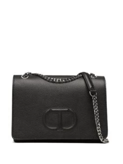 TWINSET LOGO EMBOSSED Borsa A Spalla, A Tracolla 9 TWINSET LOGO EMBOSSED Borsa A Spalla, A Tracolla -Borse Sconto twinset logo embossed borsa a spalla a tracolla nero 8052860652884 3