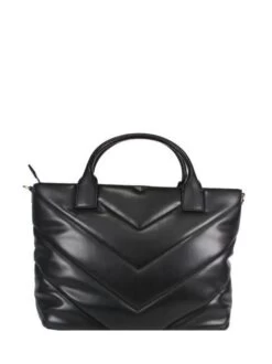 TWINSET MATELASSE Borsa A Mano Con Tracolla -Borse Sconto twinset matelasse borsa a mano con tracolla nero 8052860645916 2