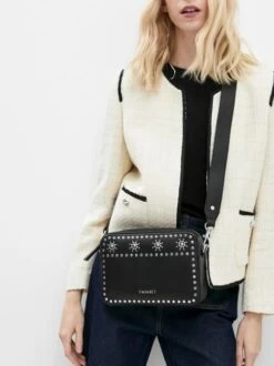 TWINSET Mini Bag A Tracolla Con Zip E Borchie 8 TWINSET Mini Bag A Tracolla Con Zip E Borchie -Borse Sconto twinset mini bag a tracolla con zip e borchie nero 8051735891953 2