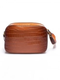 TWINSET Mini Bag A Tracolla In Pelle Stampa Coccodrillo