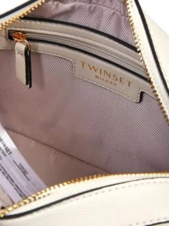 TWINSET SMALL BELT Camera Case Con Cinturino -Borse Sconto twinset small belt camera case con cinturino avorio 8052860545810 3