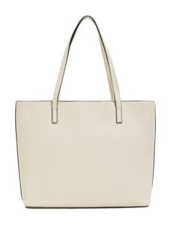 TWINSET SMALL BELT Shopping Bag Grande -Borse Sconto twinset small belt shopping bag grande avorio 8052860545759 3