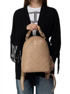 TWINSET Zaino Donna Con Manico In Catena 8 TWINSET Zaino Donna Con Manico In Catena -Borse Sconto twinset zaino donna con manico in catena light wood 8052860538294 2