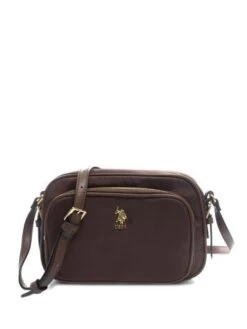 U.S. POLO ASSN. HOUSTON Borsetta A Tracolla -Borse Sconto u s polo assn houston borsetta a tracolla dark brown 8052792424597 3