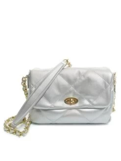 YNOT CHARM Borsa Flap Piccola 9 YNOT CHARM Borsa Flap Piccola -Borse Sconto ynot charm borsa flap piccola metal silver 8059392148977 3