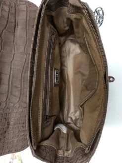 YNOT EMMA Borsa Flap Effetto Martellato -Borse Sconto ynot emma borsa flap effetto martellato london taupe 8059392163796 2