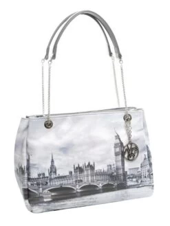 YNOT FASHION Borsa A Spalla Charm -Borse Sconto ynot fashion borsa a spalla charm london grey 8059392165622 2
